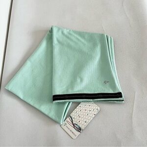 Ivivva Teal Mint Green Scarf Herringbone Print Village Chill Rulu Wrap 55" X 20"